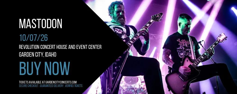 Mastodon at Revolution Concert House and Event Center