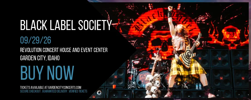 Black Label Society at Revolution Concert House and Event Center